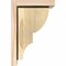 Ekena Millwork Ridgewood Rough Sawn Corbel w/Backplate, Douglas Fir, 6"W x 8"D x 12"H COR06X08X12RID01RDF - alternate 3